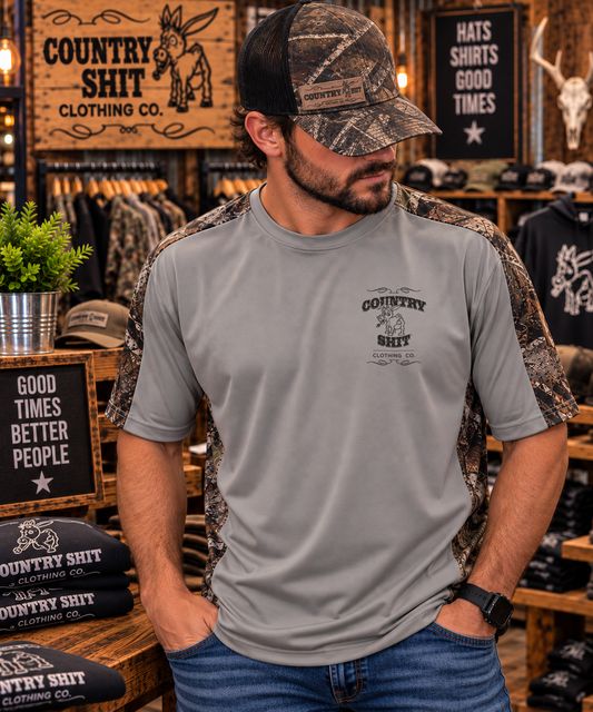 High Performance Short Sleeve Camo Shirt