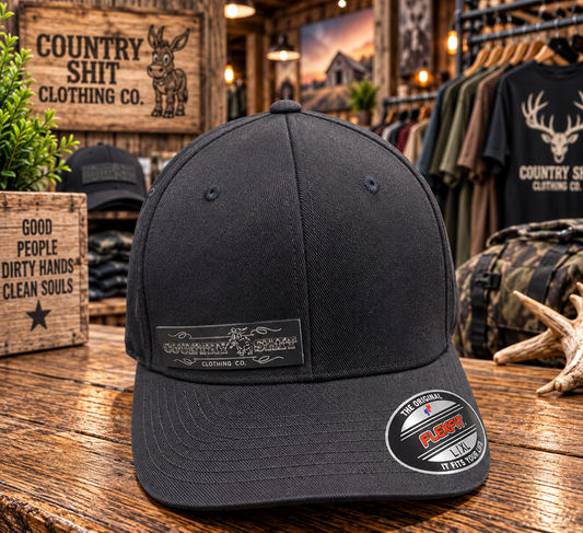 Flexfit Hat- Black Cool & Dry