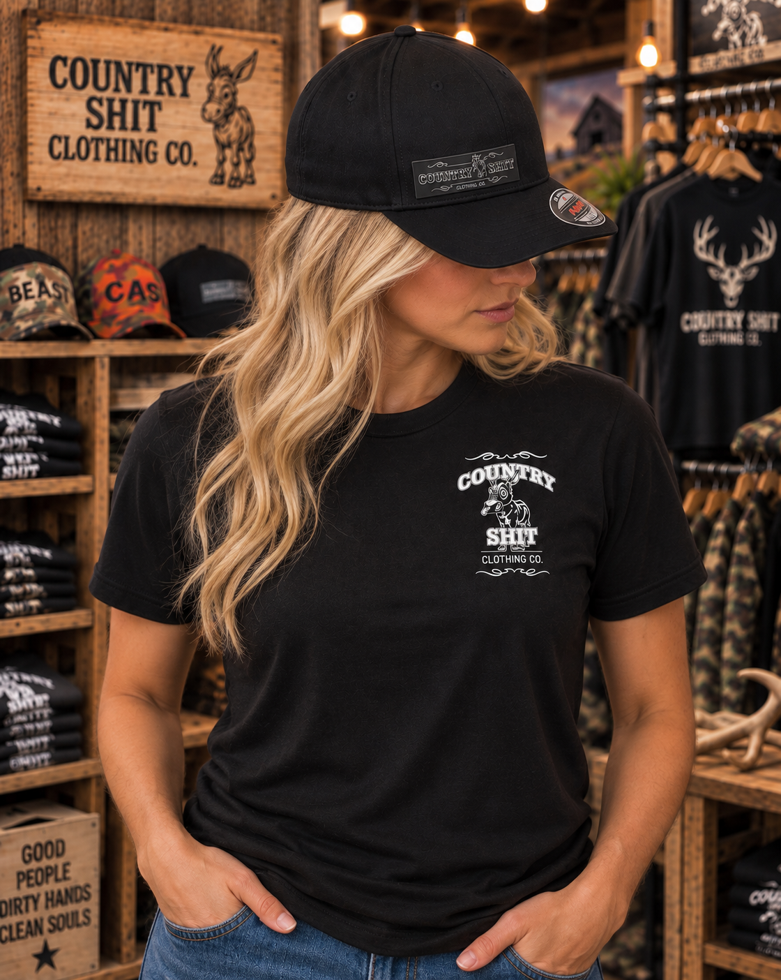 Flexfit Hat- Black Cool & Dry