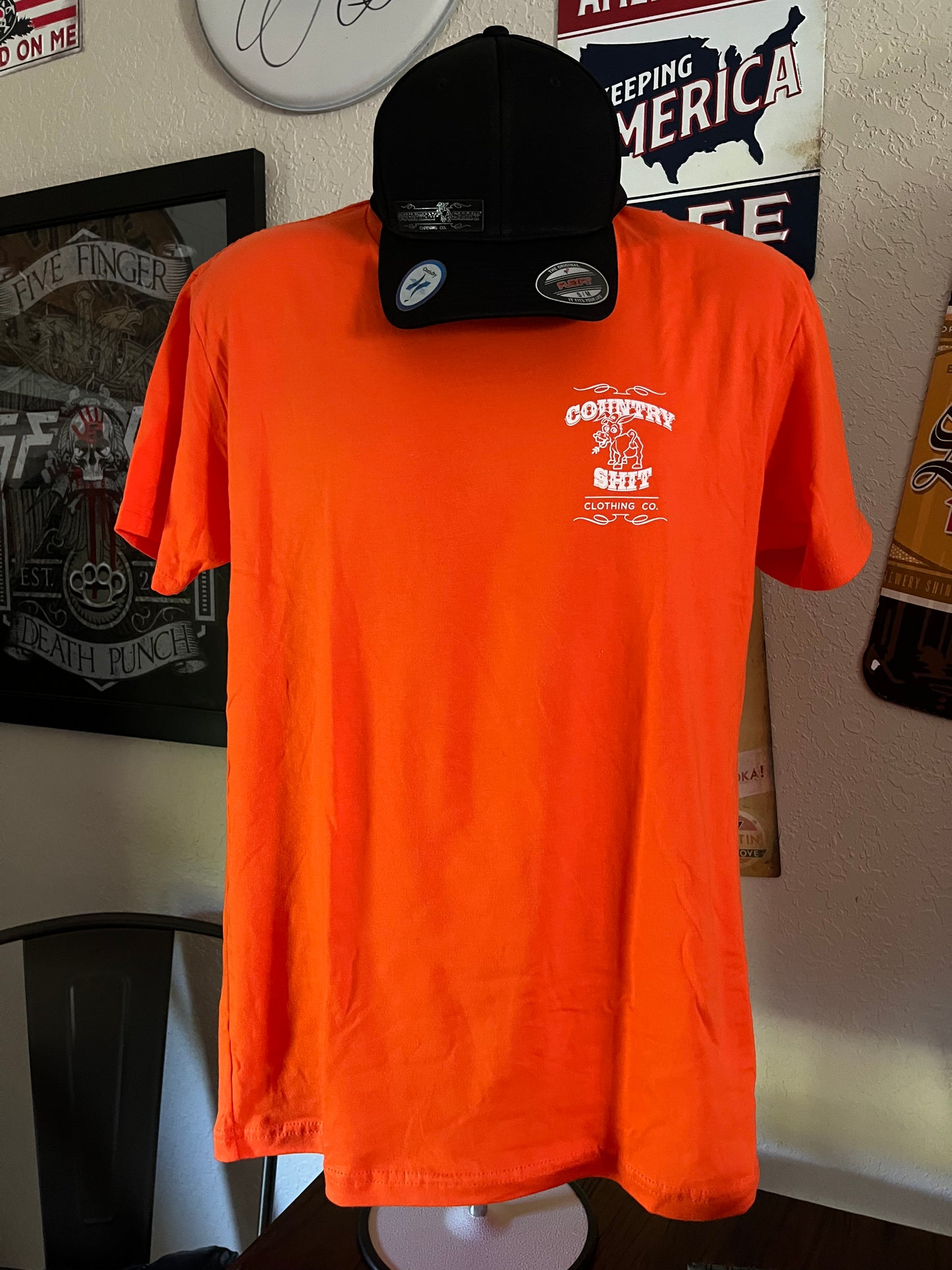 Short Sleeve Crew Orange