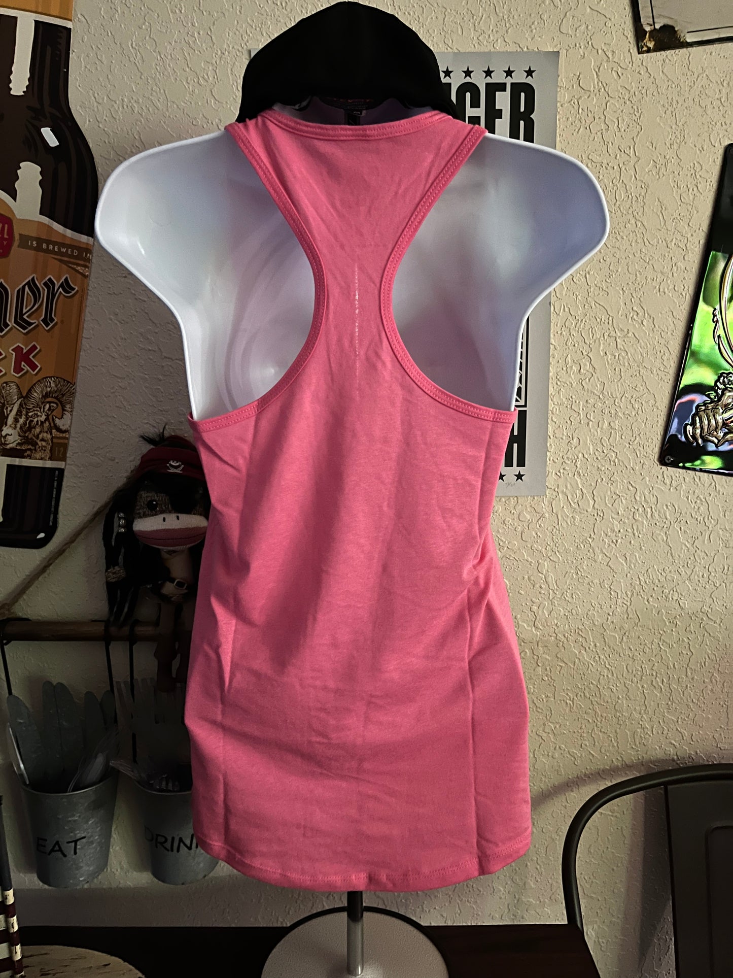 *Women's Pink Racerback Tank*