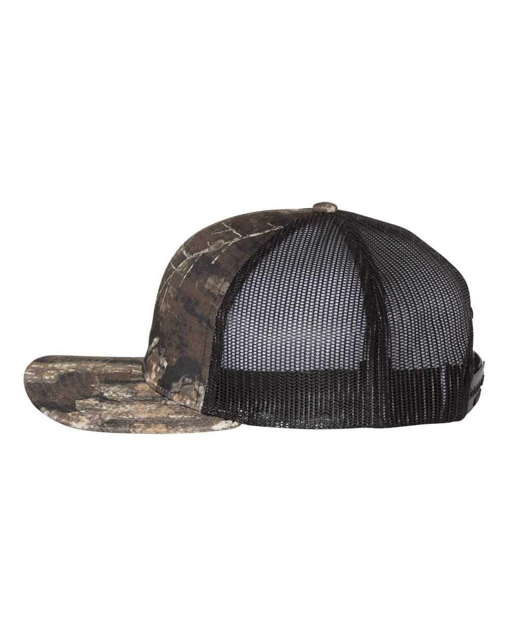 Dark Camo w/ Black Richardson Snapback Hat