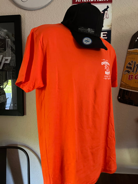 Short Sleeve Crew Orange