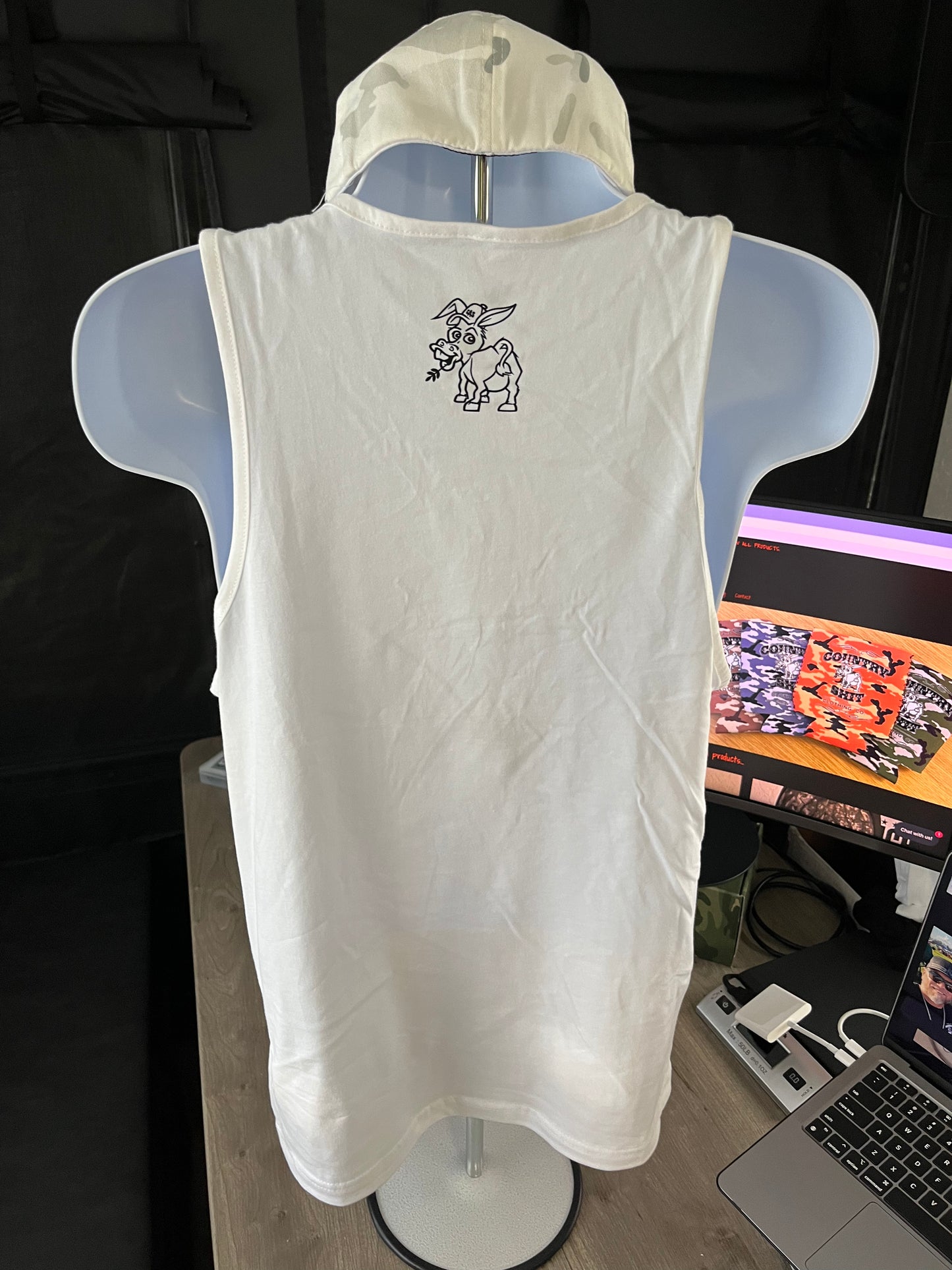 Men's Tank Top- White