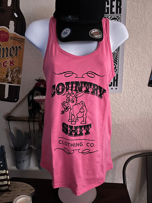 *Women's Pink Racerback Tank*