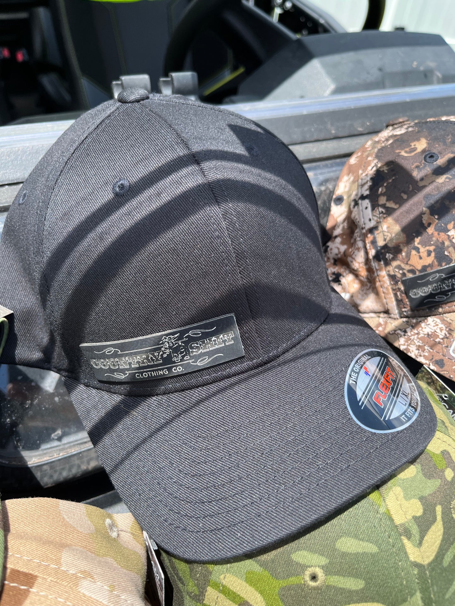 Flexfit Hat- Black Cool & Dry